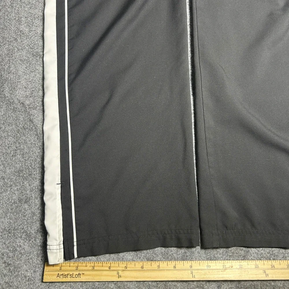 Nike Black White Stripe Track Pants Baggy Y2K Skater Retro Size XL Boys S/M
